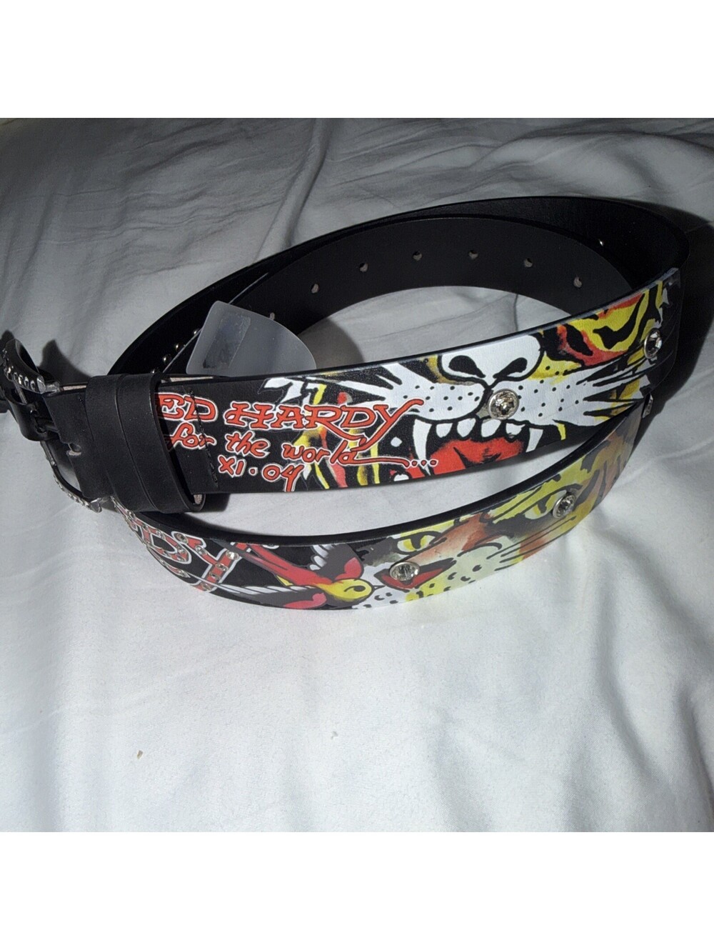 Women’s Ed Hardy Black Tattoo Belt M/L